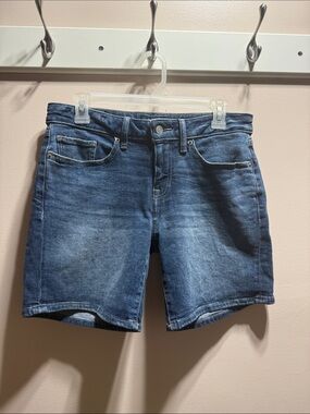 Classic Midwash Denim Shorts